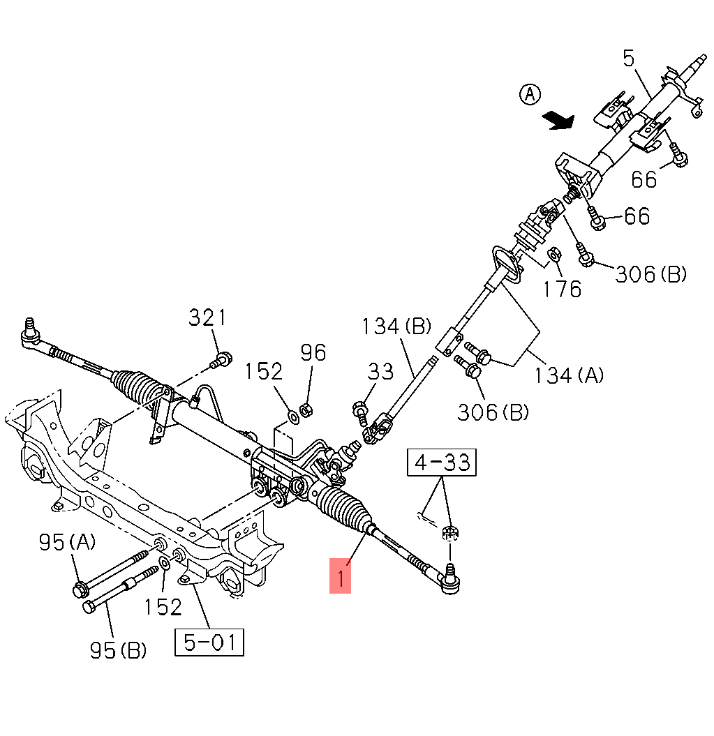 8-97946-132-0 • 8979461320 Isuzu D-Max Kormánymű (1.9 DDi RZ4E-TC, 2.5 DiTD 4JK1-TC, 3.0 DiTD 4JJ1-TC, 2012–2024)