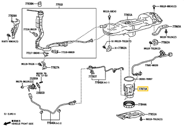 77870-0K010 OEM Toyota Hilux AdBlue Szivattyú 2.4D 2.8D 2021-től