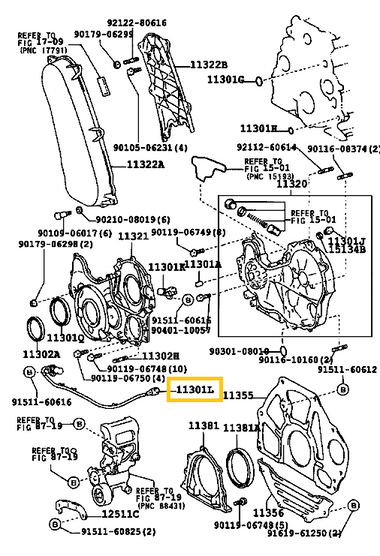 90919-05050 Toyota Hiace Főtengely Jeladó 2001-2019